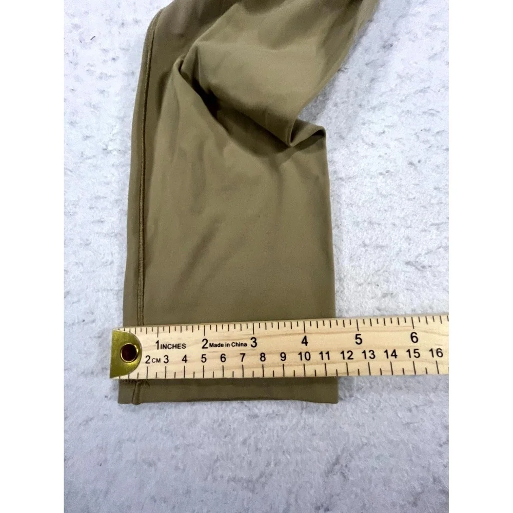 Offline By Aerie Leggings Womens Large Olive Green High Rise 7/8‎ Pocket Yoga